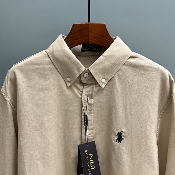 Ralph Lauren Khaki Polo Shirt - Picture 2 of 9